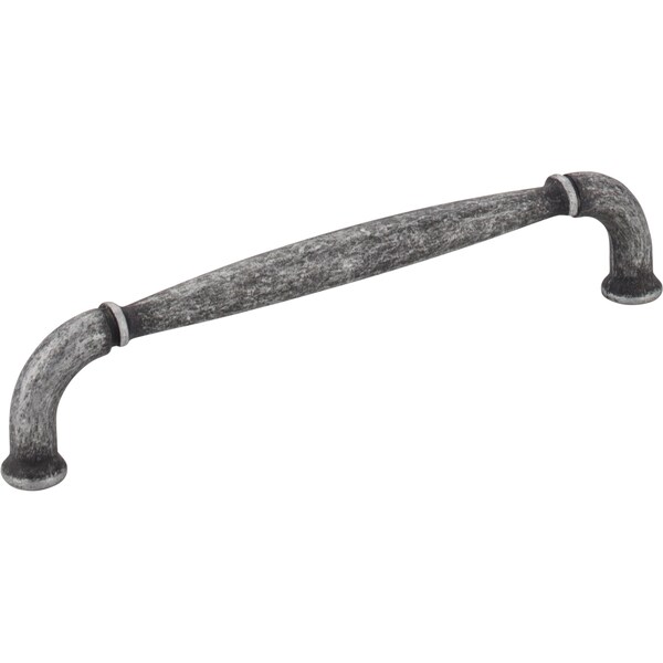 Jeffrey Alexander 128 mm Center-to-Center Distressed Antique Silver Chesapeake Cabinet Pull 737-128SIM - main